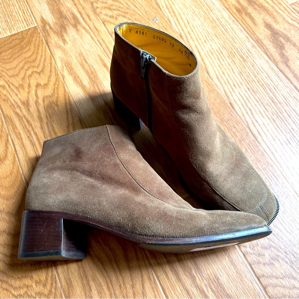 Bruno Magli Suede Booties size 10